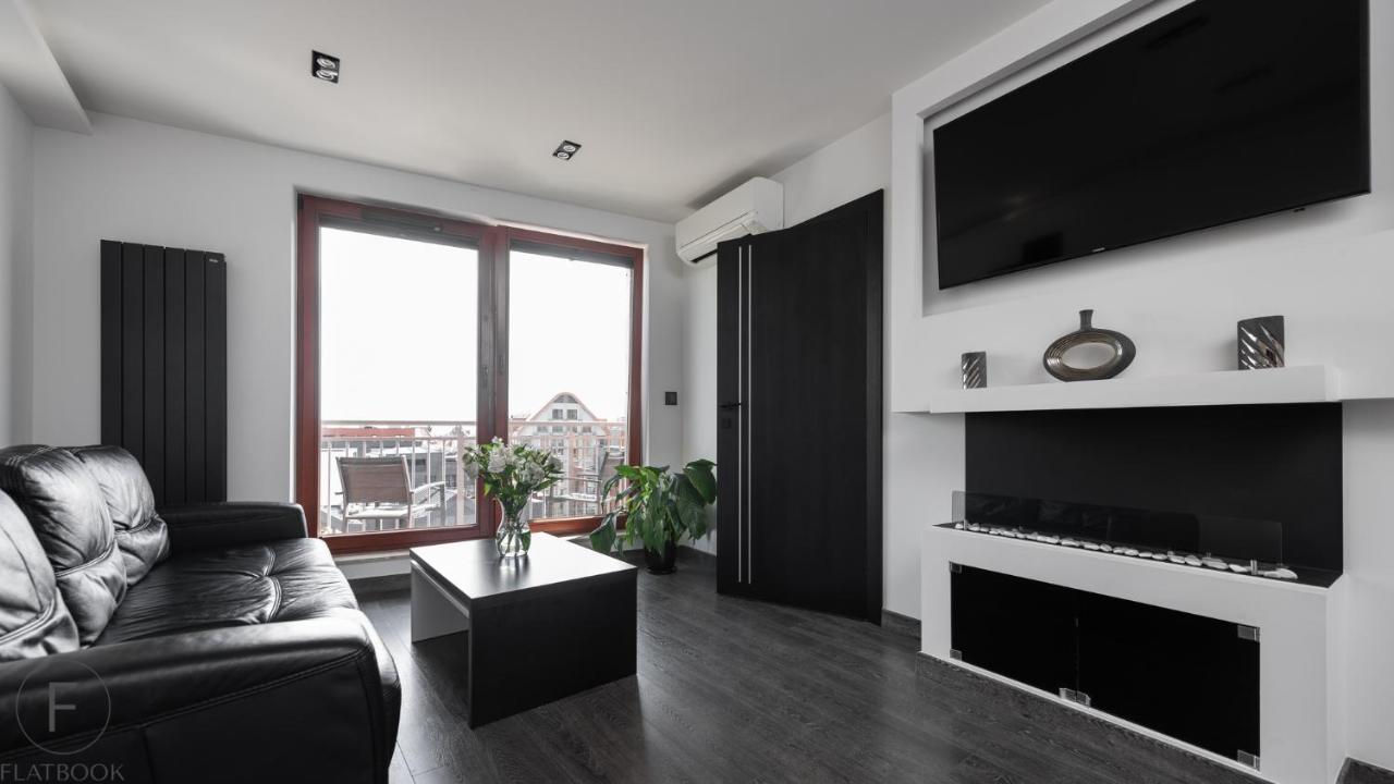Flatbook Apartments Waterlane Island Spa With Riverview Danzica Esterno foto