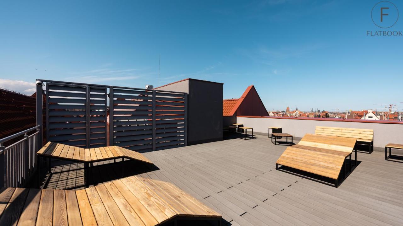 Flatbook Apartments Waterlane Island Spa With Riverview Danzica Esterno foto