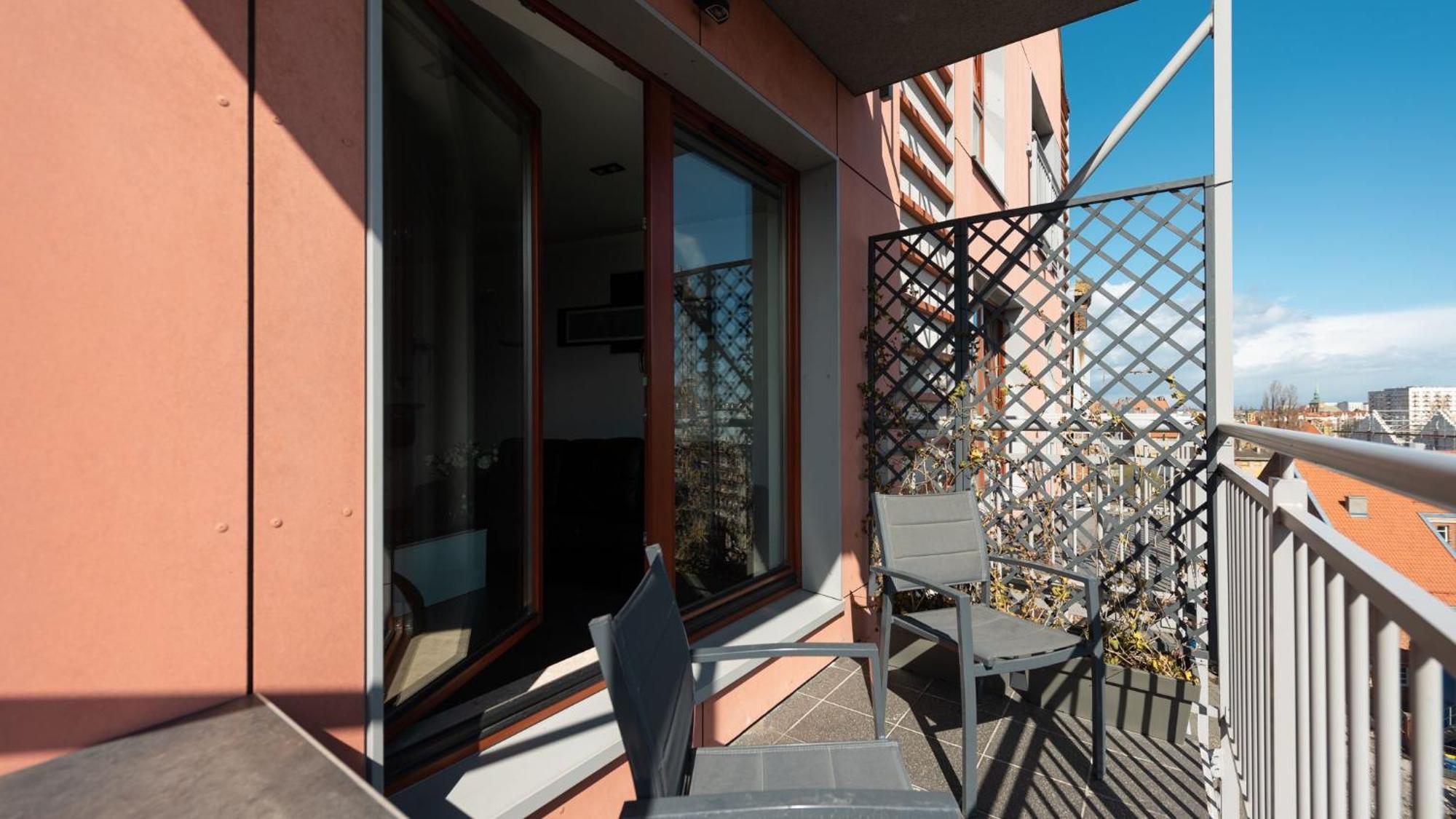 Flatbook Apartments Waterlane Island Spa With Riverview Danzica Esterno foto